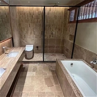 古韵新生 罗曼米黄洞石大理石 迪奥米黄莱姆石 滚磨面石材