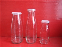 玻璃鲜奶瓶 加工定制玻璃鲜奶瓶