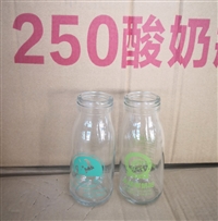 玻璃豆奶瓶 加工定制奶瓶玻璃
