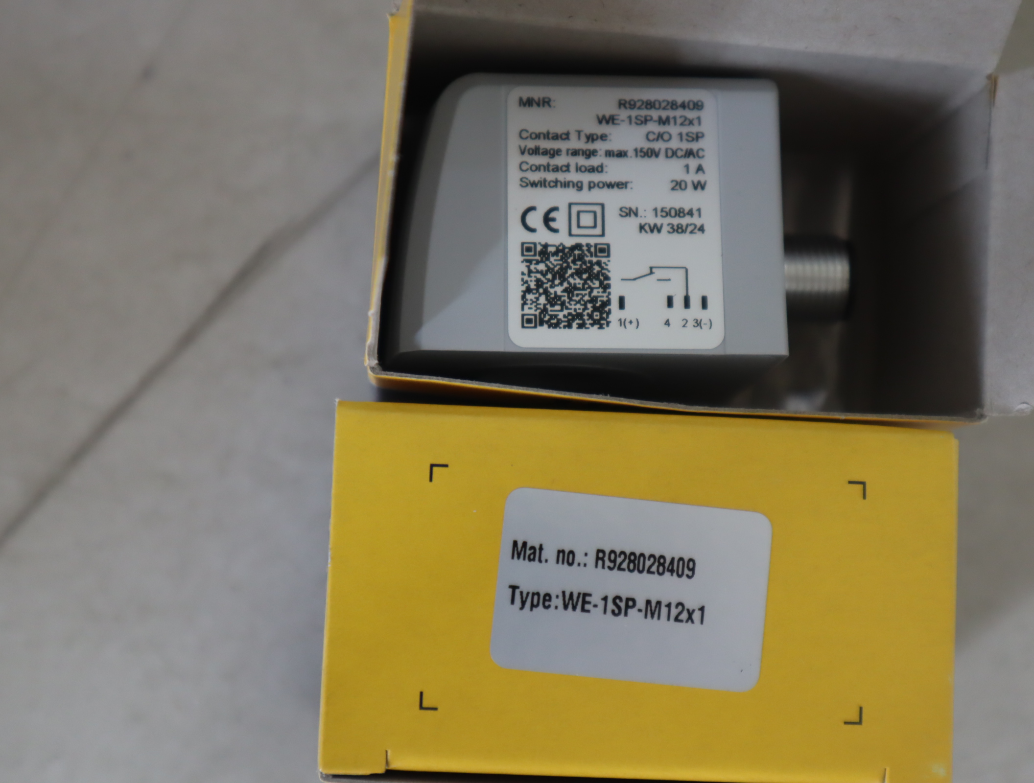 R928028409 WE-1SP-M12x1 汉格斯特HENGST 力士乐REXROTH发讯器