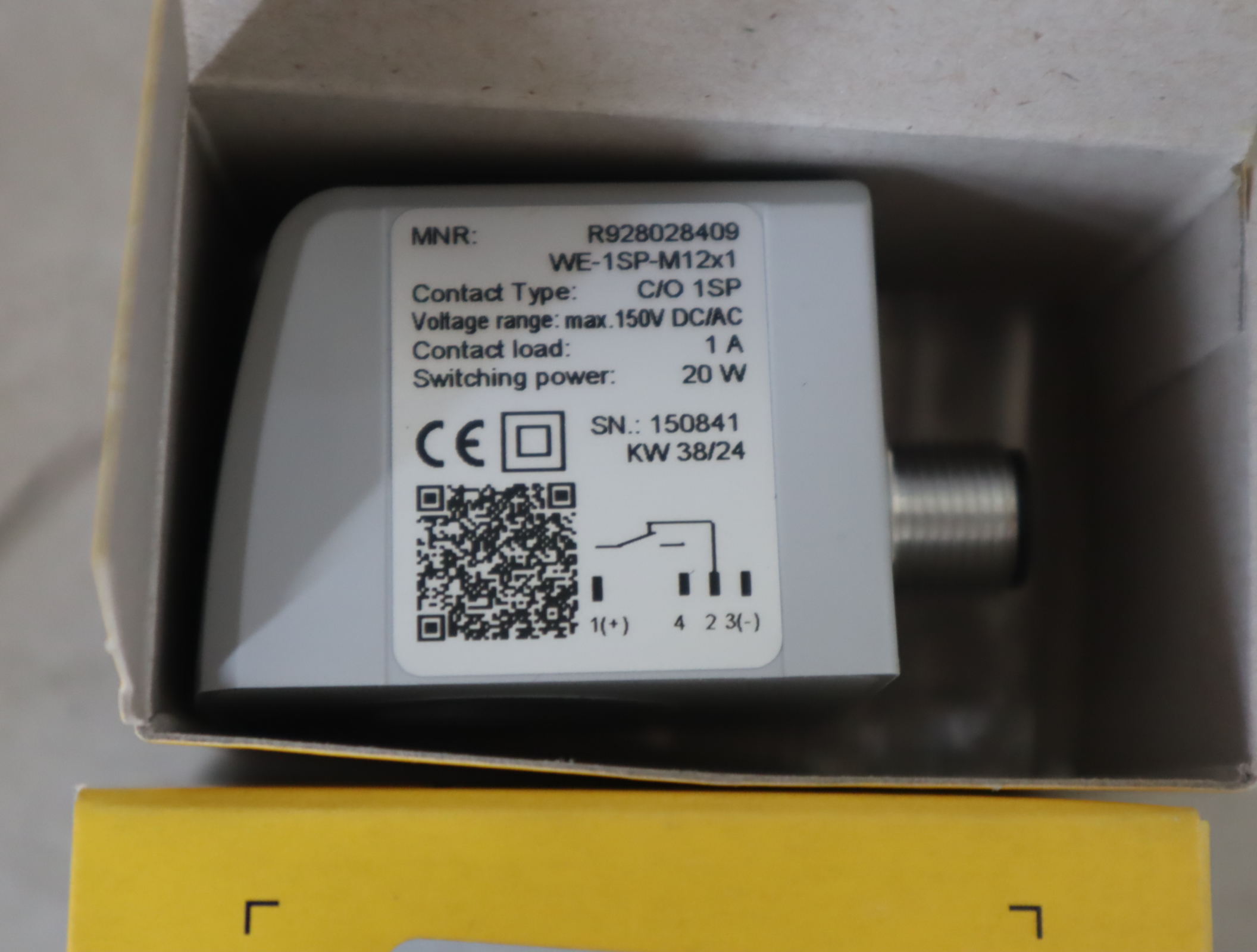 R928028409 WE-1SP-M12x1 汉格斯特HENGST 力士乐REXROTH发讯器