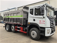 东风华神三轴21立方粪污粪肥自卸车 液压控制后门