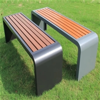 荆门户外公园塑木条长椅,园林石凳子防腐木板凳,园林石凳子防腐木板凳