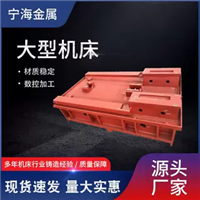 灰铁机床床身铸件 消失模铸造加工机架床身工作台 球墨铸铁工件