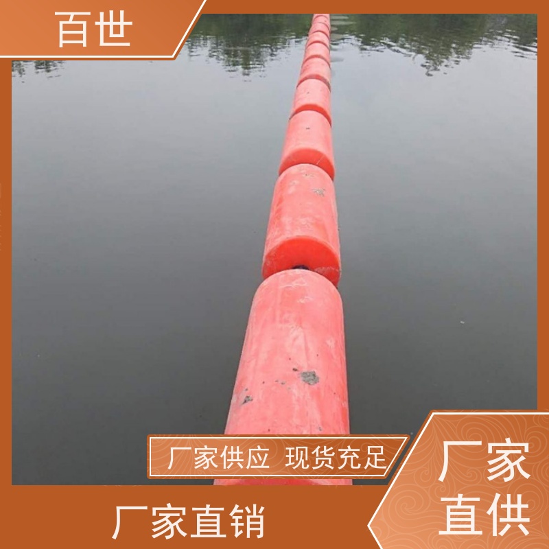 百世城市内河拦污屏障网格化拦截钢丝绳锚固