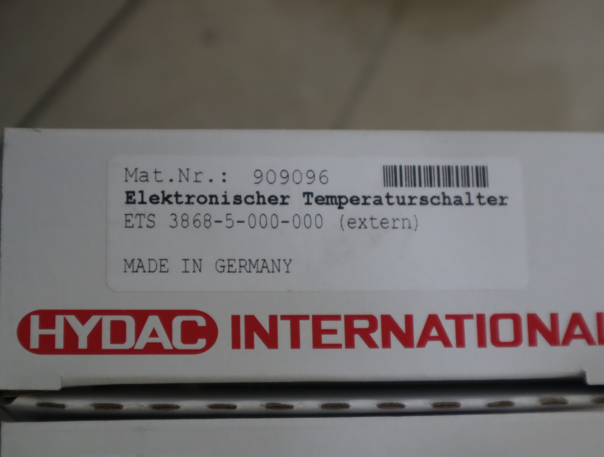 909096 ETS 3868-5-000-000 extern 贺德克HYDAC压力温度传感器