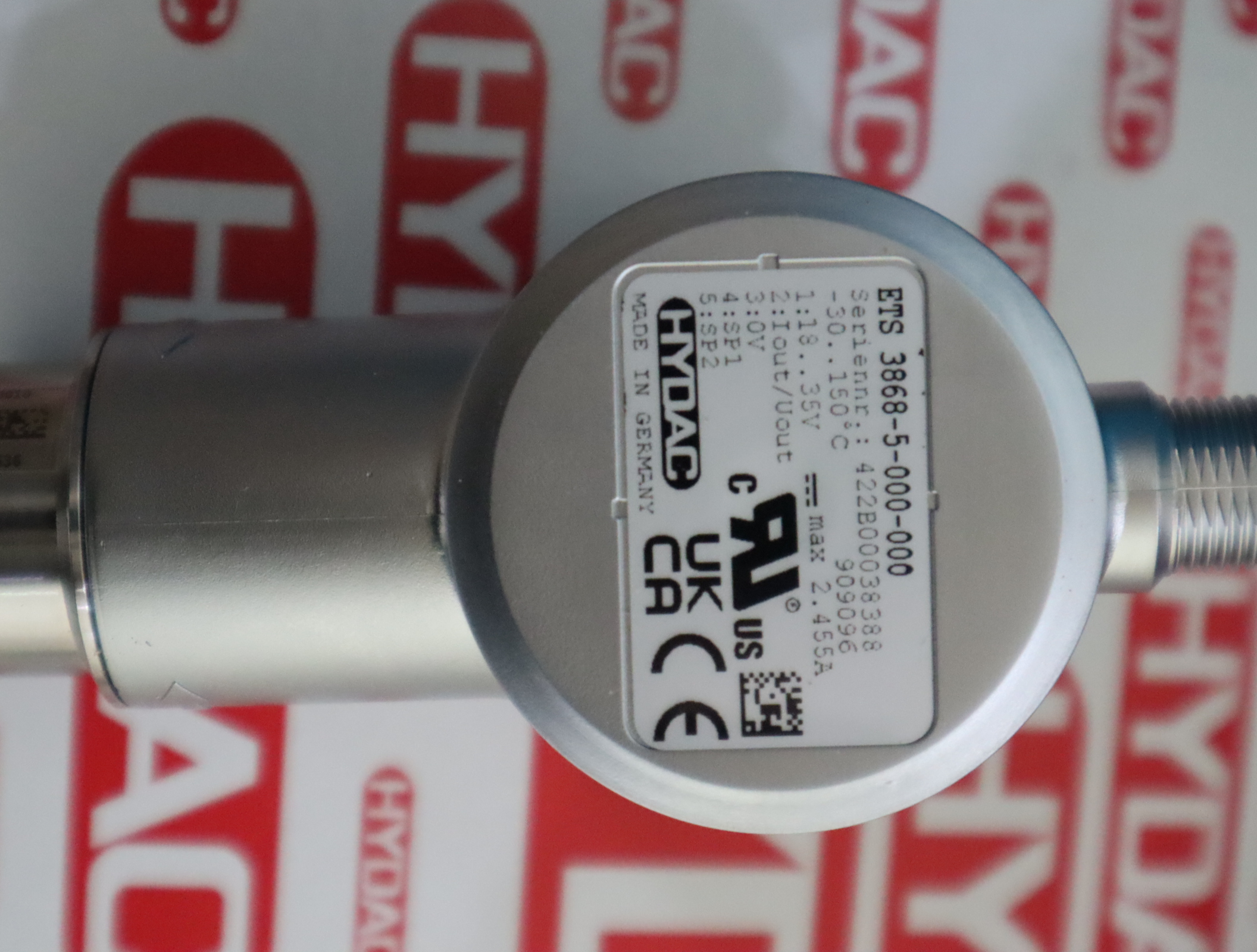 909096 ETS 3868-5-000-000 extern 贺德克HYDAC压力温度传感器