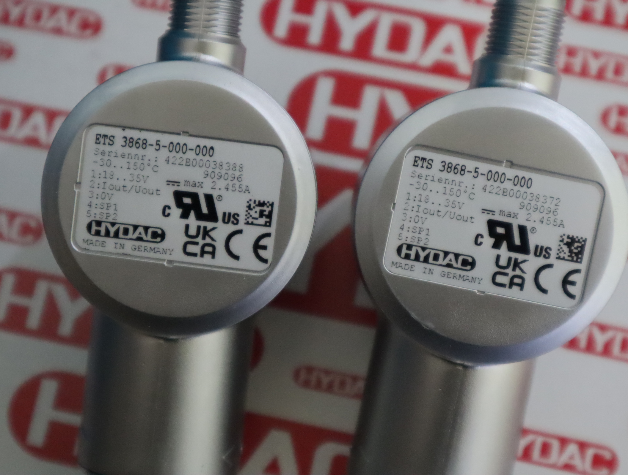 909096 ETS 3868-5-000-000 extern 贺德克HYDAC压力温度传感器