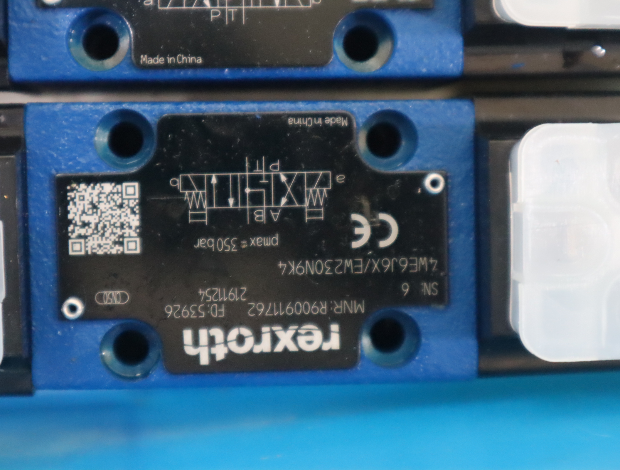 4WE6J62/EW230N9K4 R900911762 德国力士乐REXROTH电磁阀