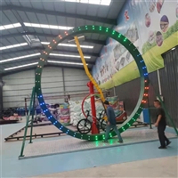 景区公园旋转自行车 户外360度旋转双人自行车