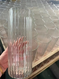 高硼硅玻璃杯竖条圆杯