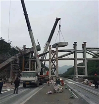 汕头人行天桥静力拆除切割