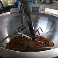 日产5吨黄豆酱加工设备 夹层锅杀菌搅拌炒锅 酱料灌装机