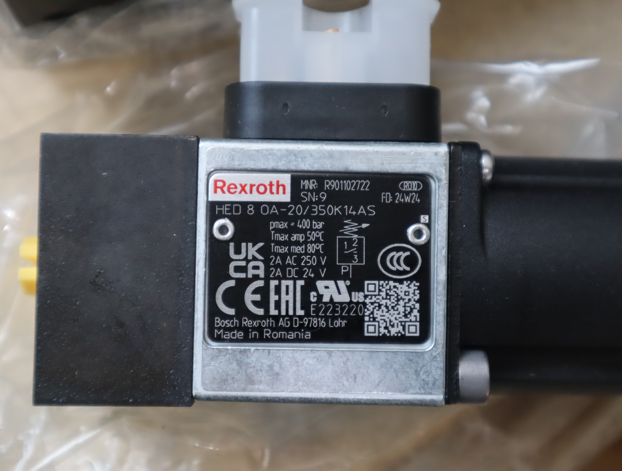 HED8OA-2X/350K14AS R901102722 力士乐REXROTH压力开关