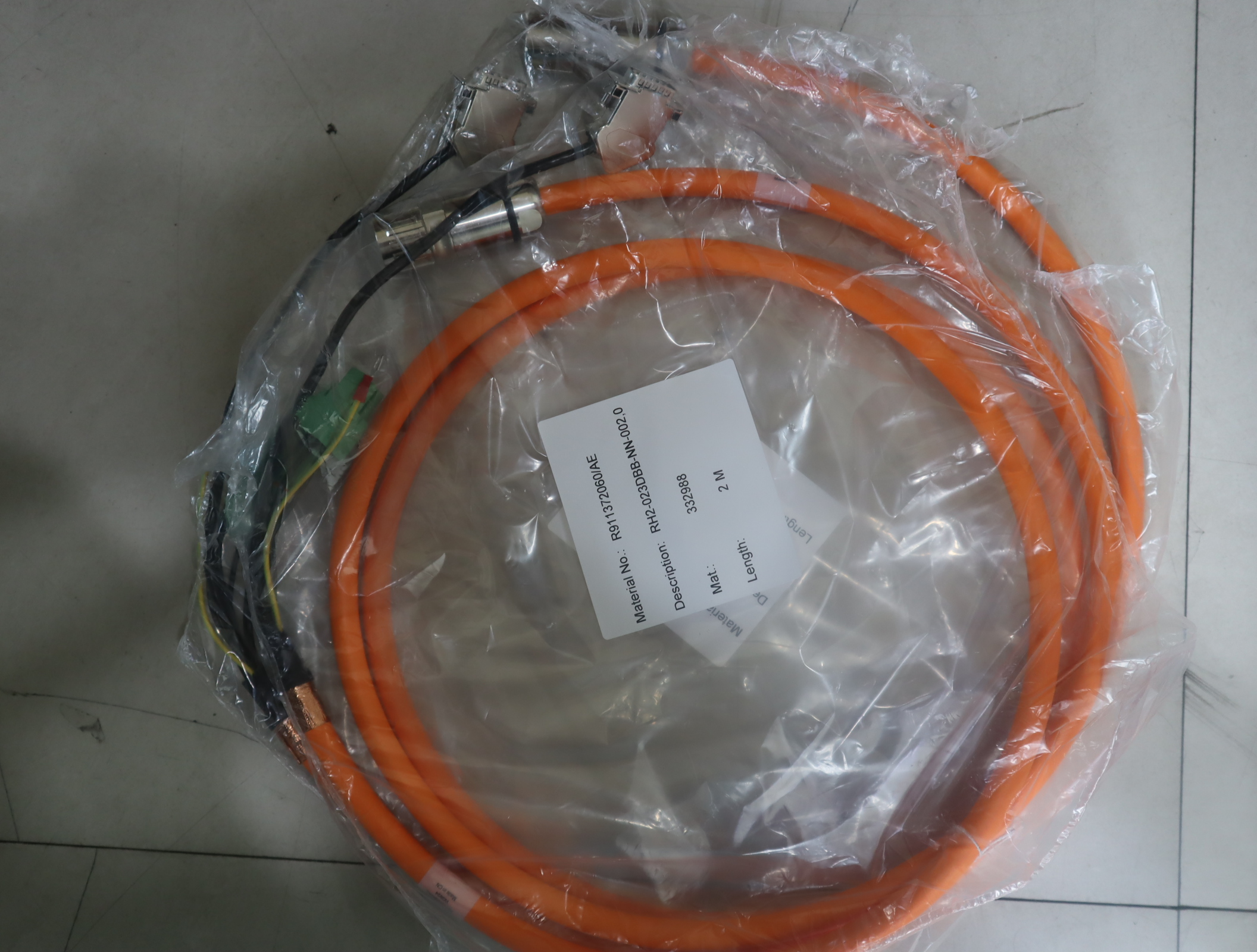 R911372060/AE RH2-023DBB-NN-002.0 332088 力士乐REXROTH电缆