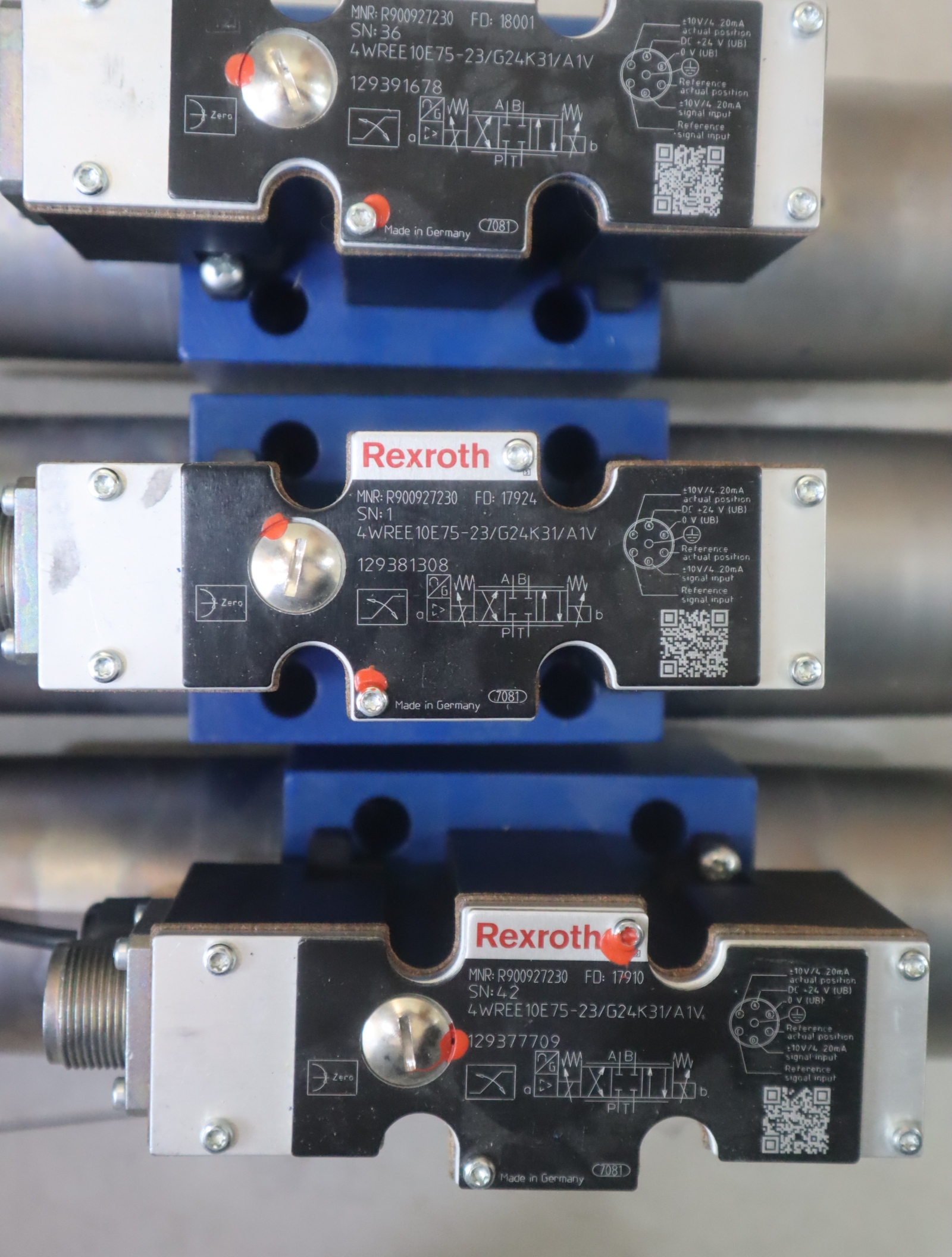 4WREE10E75-2X/G24K31/A1V R900927230 力士乐REXROTH比例阀