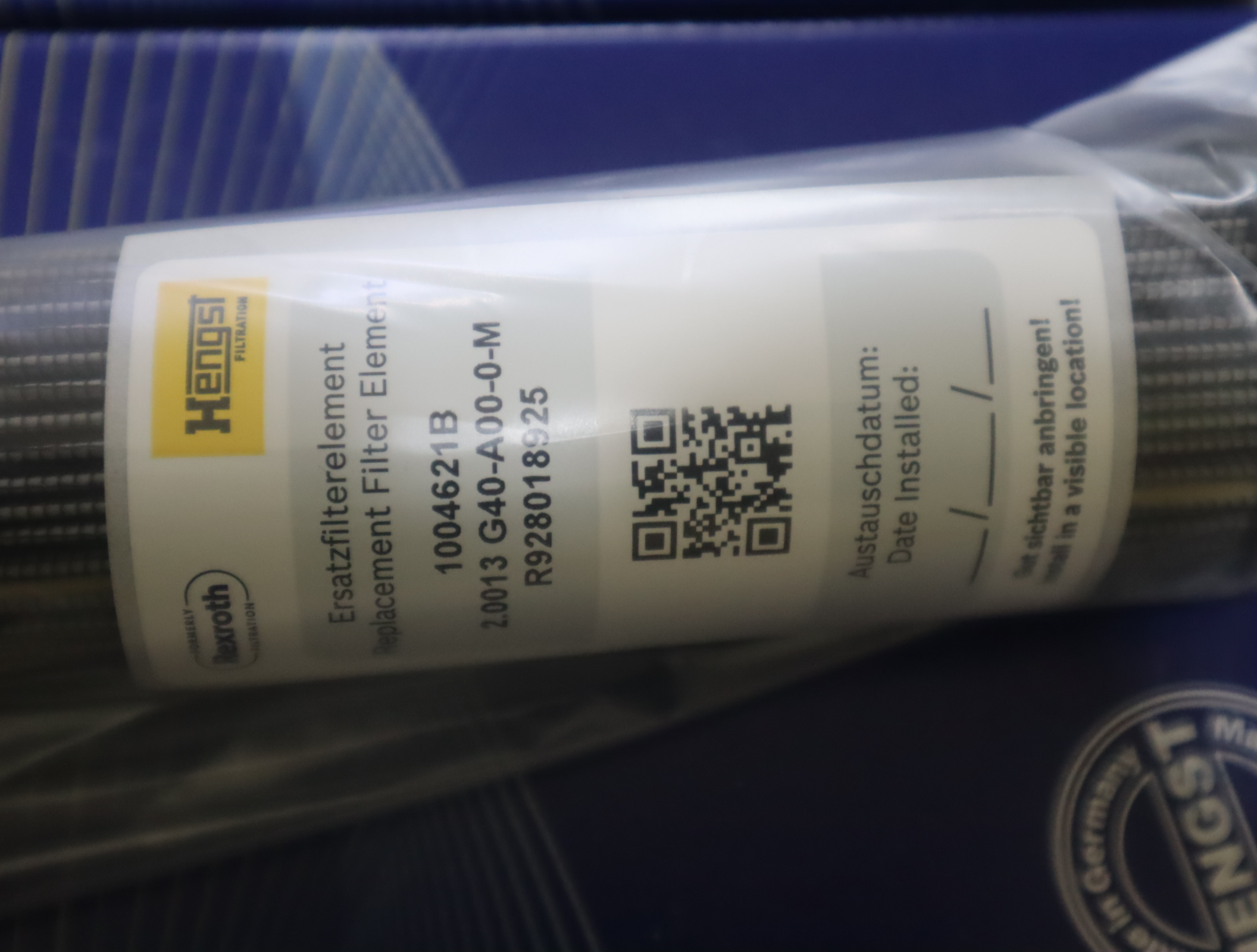 R928018925 2.0013 G40-A00-0-M 1004621B 德国汉格斯特HENGST滤芯