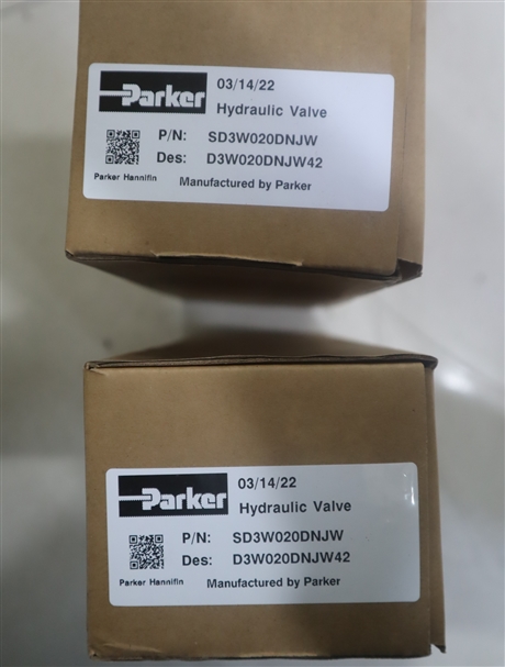 SD3W020DNJW 美国派克PARKER电磁阀 D3W020DNJW42 