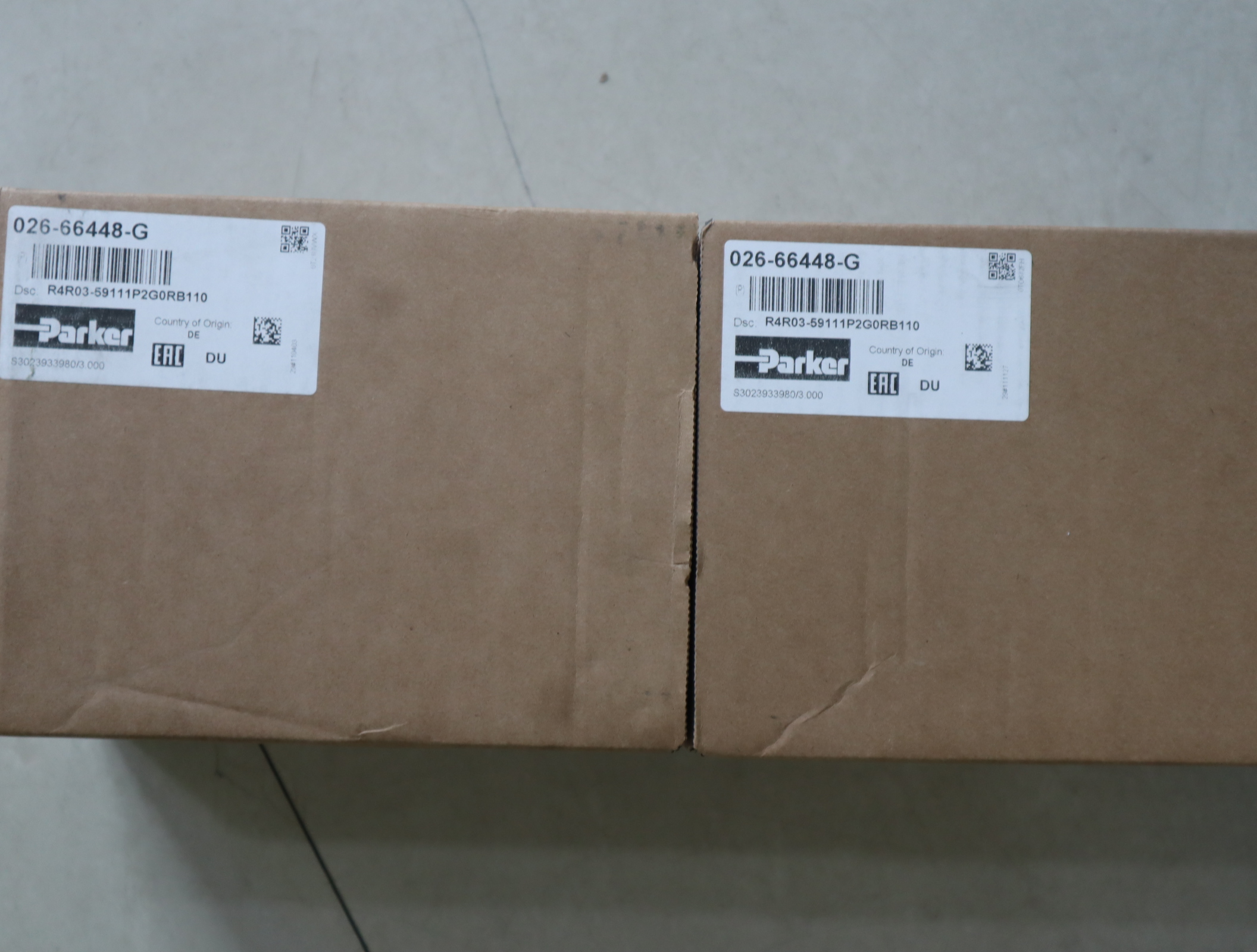 026-66448-G R4R03-59111P2G0RB110 美国派克PARKER溢流阀