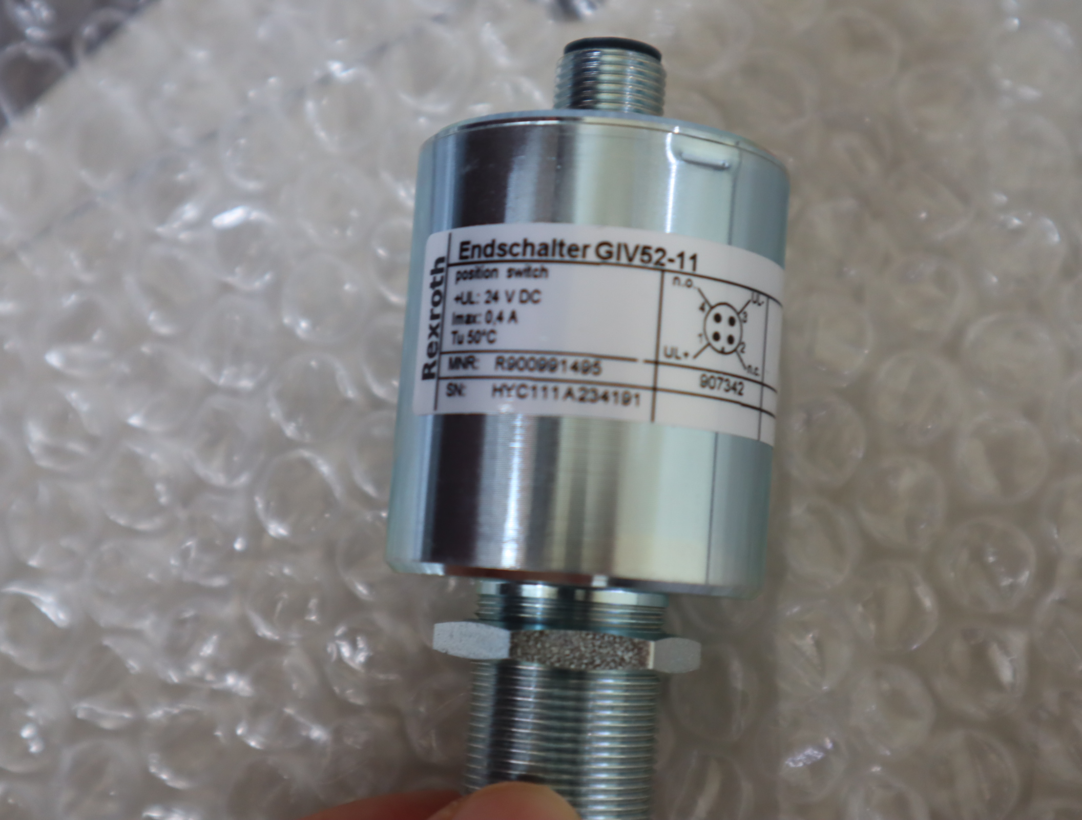 R900991495 GIV52-11 德国力士乐REXROTH限位开关 GIV 52 SPEZ.