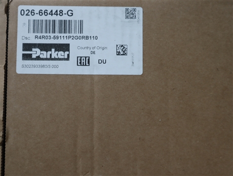 026-66448-G R4R03-59111P2G0RB110 美国派克PARKER溢流阀