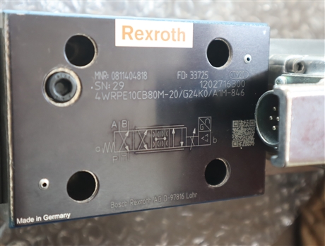 0811404818 4WRPE10CB80M-20/G24K0/A1M-846 力士乐REXROTH阀
