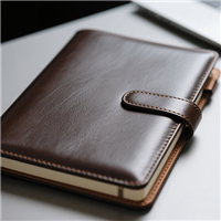 郑州源头工厂、商务皮制笔记本定制 烫金 LOGO活页本记事本