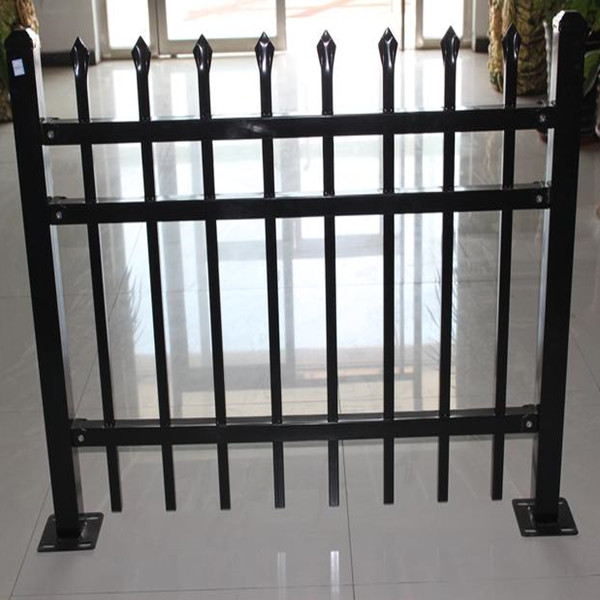 铁艺方管栏栅护栏网 小区农村院子围栏 焊接加工定做