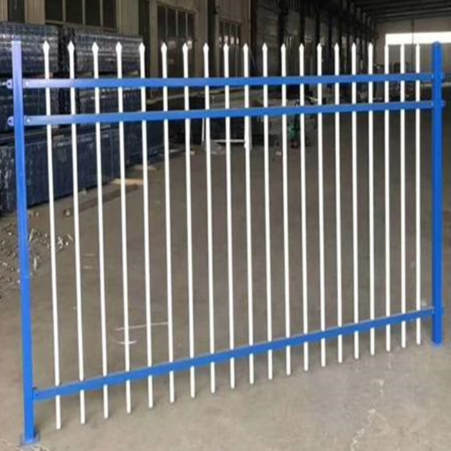 锌钢护栏围栏 庭院户外铁艺围墙栅栏学校铁栏杆工厂小区防爬