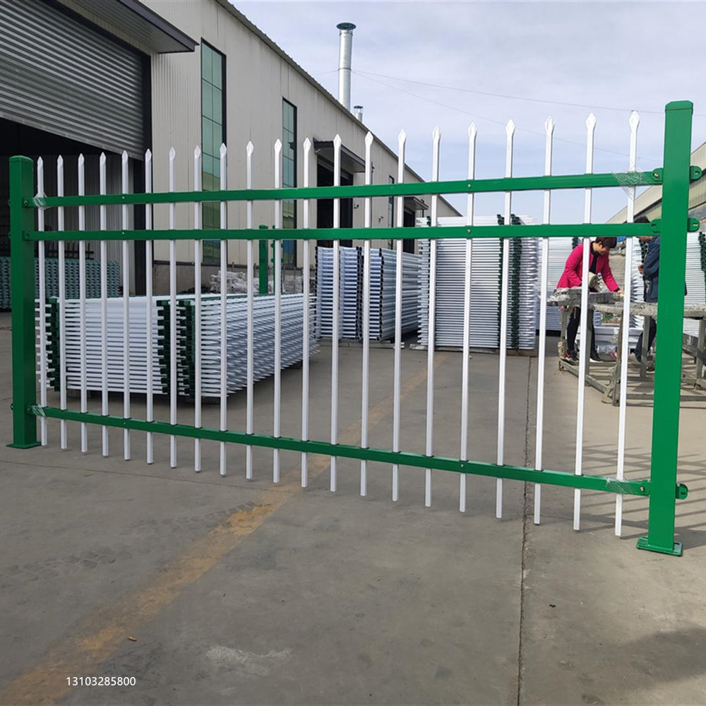 果园简易方管新钢护栏网 防盗铁艺栏杆 安装方便