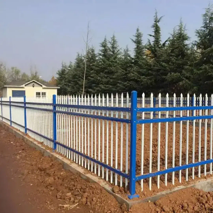 现货 小区庭院别墅围栏防攀爬锌钢护栏网 安装便捷