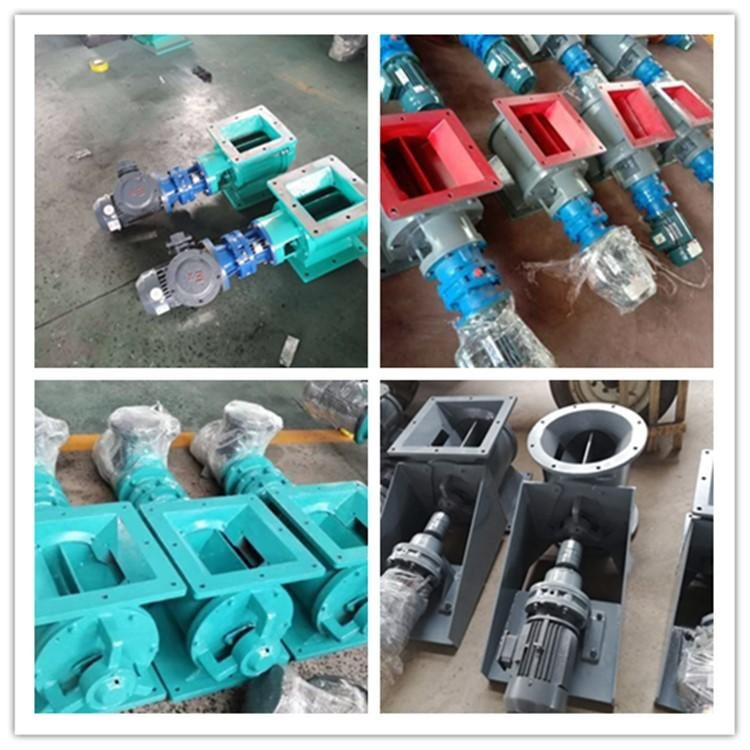 料仓底部星型卸料器直连关风机