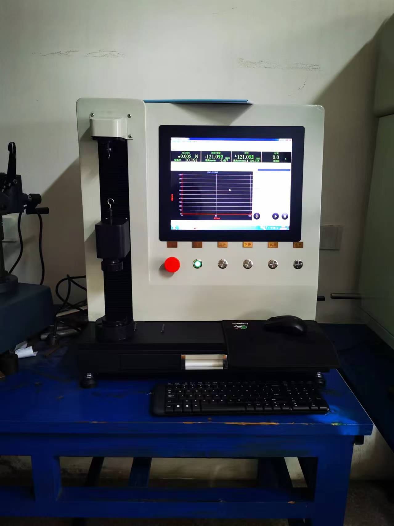  微机控制弹簧拉压试验机一体机 数显扭转强度 性能测试卧式弹簧