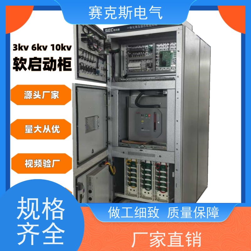 赛克斯电气  高压可控硅软启动柜 多种保护工业电机软启动设备