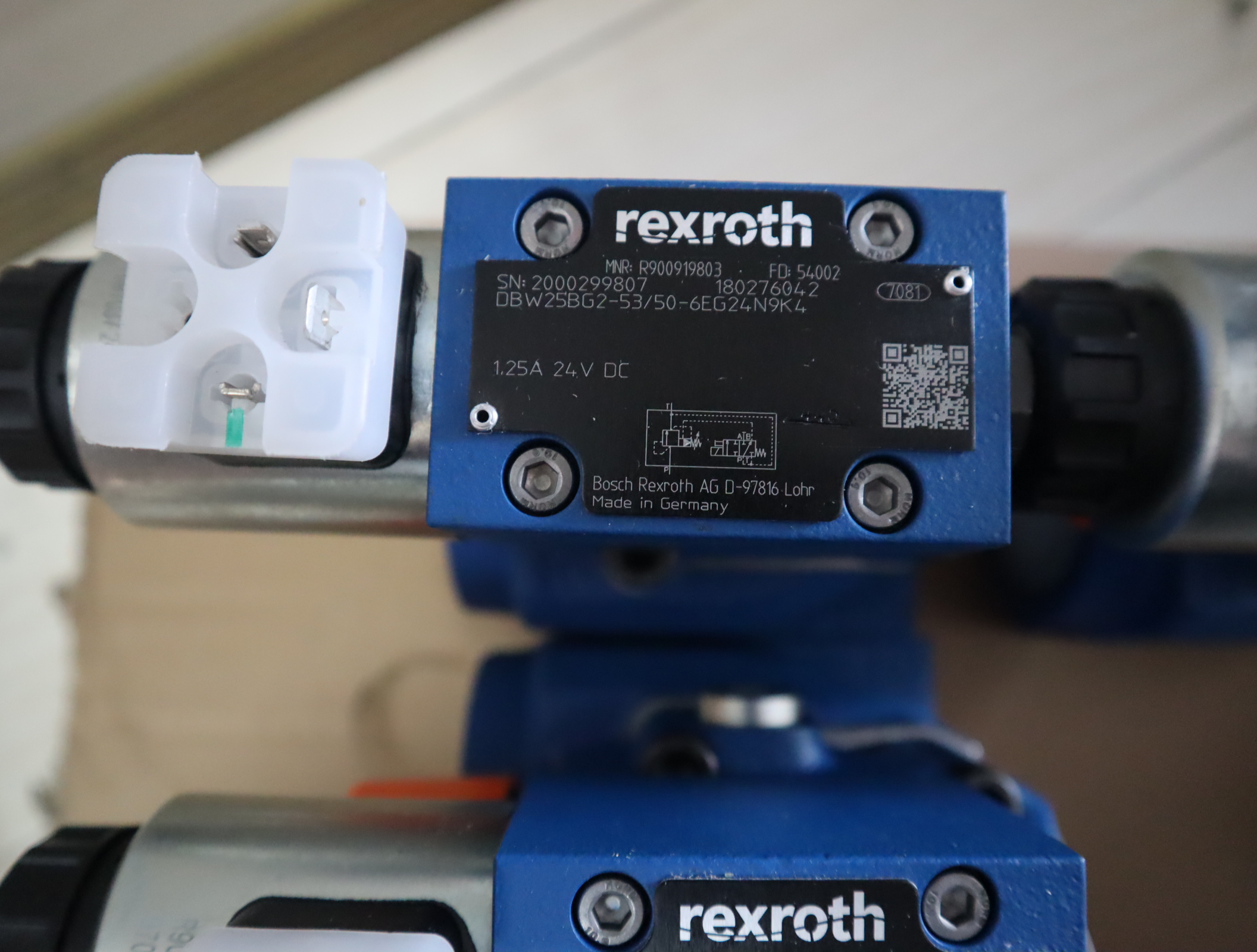 DBW25BG2-53/50-6EG24N9K4 R900919803 力士乐REXROTH阀