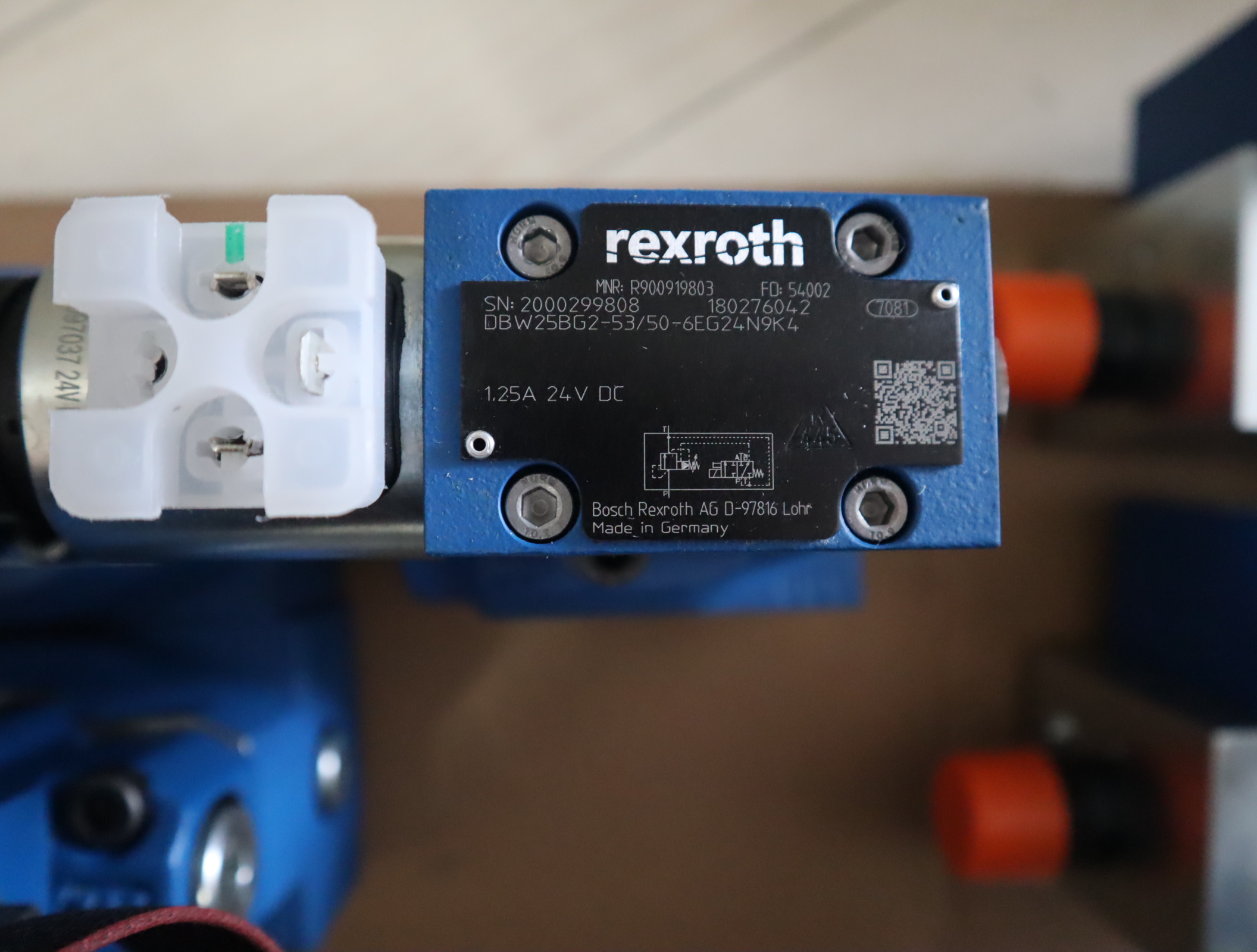 DBW25BG2-53/50-6EG24N9K4 R900919803 力士乐REXROTH阀