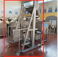 不锈钢双链条加液压升降提升机