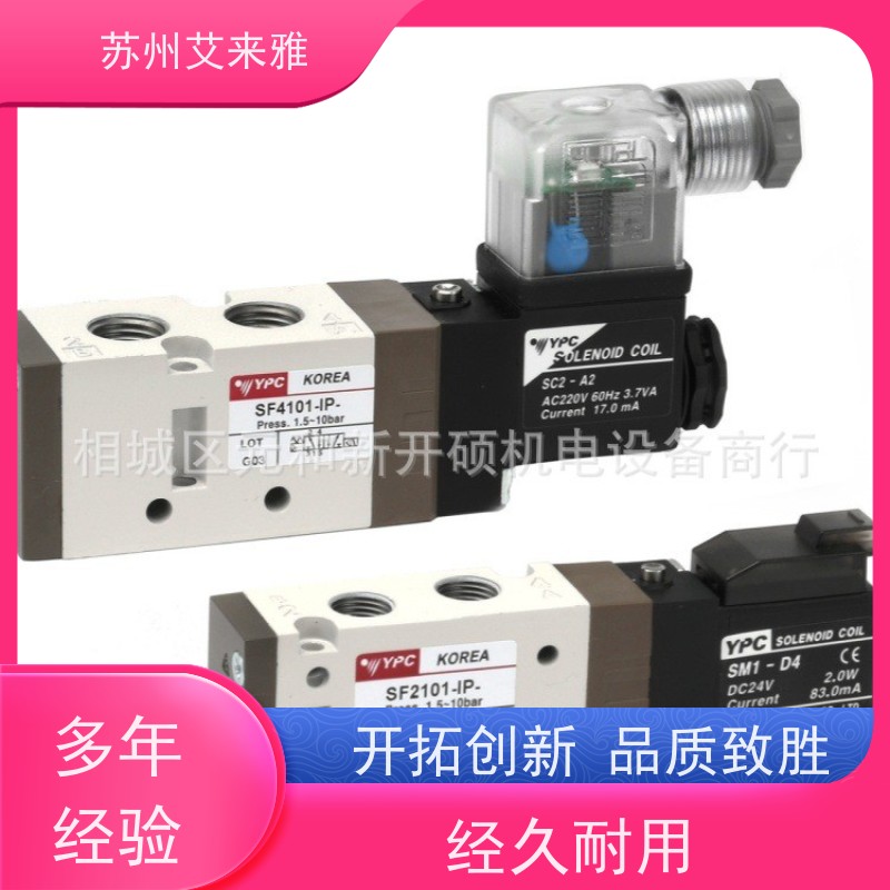 韩国YPC气动电磁换向阀SC211D SC411D SC311D-F5-P-L-D4 DC24V