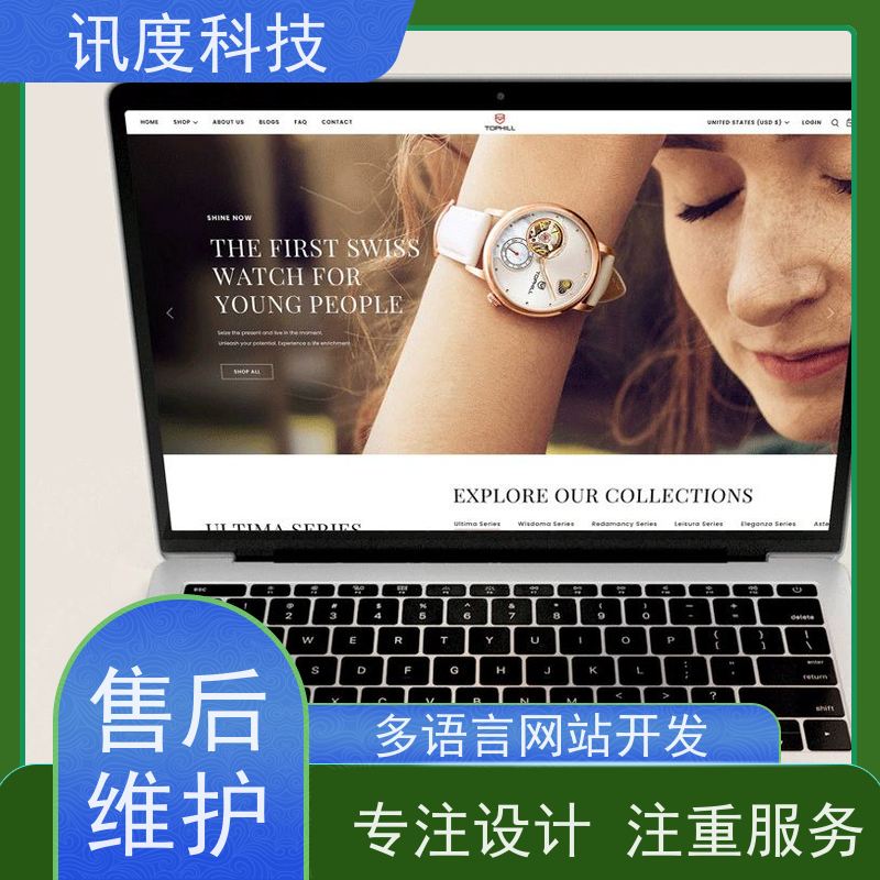 讯度 响应式 外贸独立站开发 一站式服务 谷歌推广 