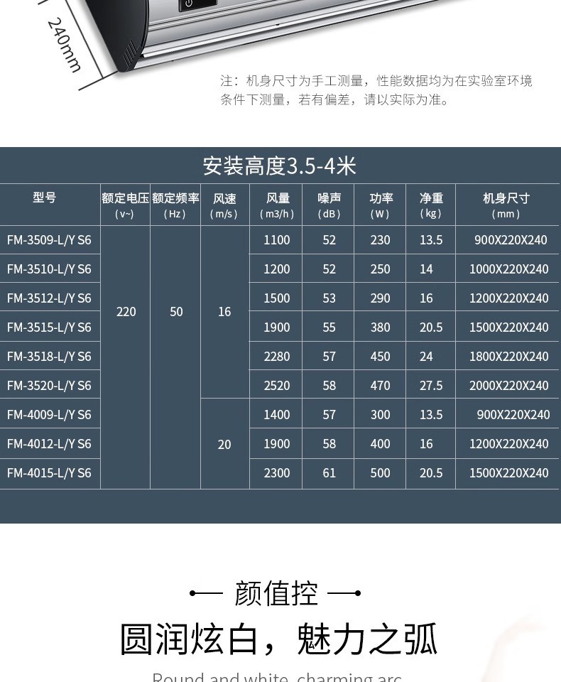 北京西奥多人体感应风幕机FM-3518-L/GS6空气幕FM-3520-L/GS6
