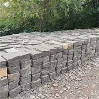 园林造景 青石板岩垒墙石 红色砌墙毛石 景观墙石材