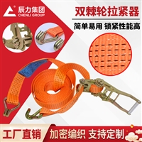 货物捆绑带 集装箱固定带 涤纶棘轮拉紧器 机头钩子 辰力生产厂家