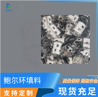 天津迪源 抗热304不锈钢鲍尔环填料 脱硫塔废气处理