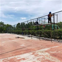 石家庄 球场围栏 勾花护栏网 浸塑护栏