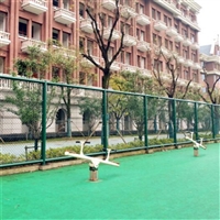 西双版纳球场安全围栏 运动场围栏 菱形勾花网