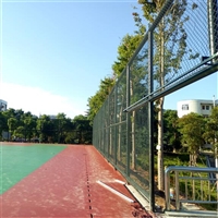 鹰潭篮球场隔离围网 学校球场围网 浸塑防护网