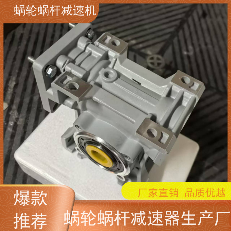 涡轮蜗杆减速机 NMRV040 制动刹车电机 提升机 艾思捷