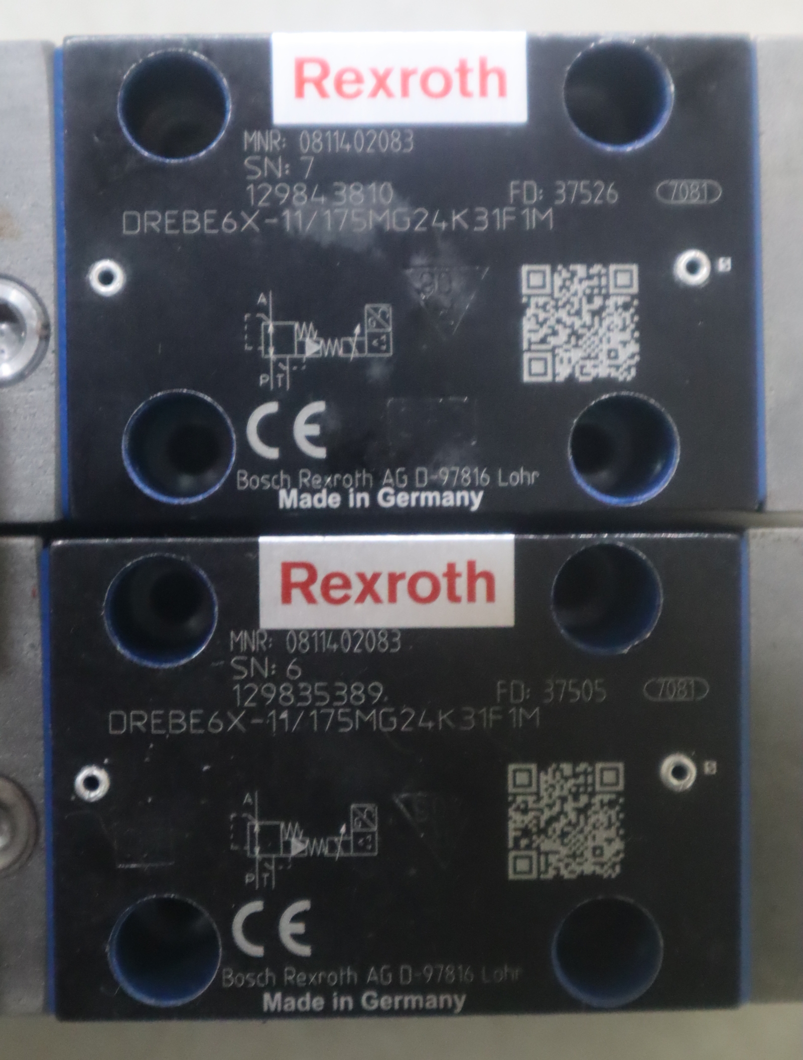 DREBE6X-11/175MG24K31F1M 0811402083 REXROTH力士乐比例阀