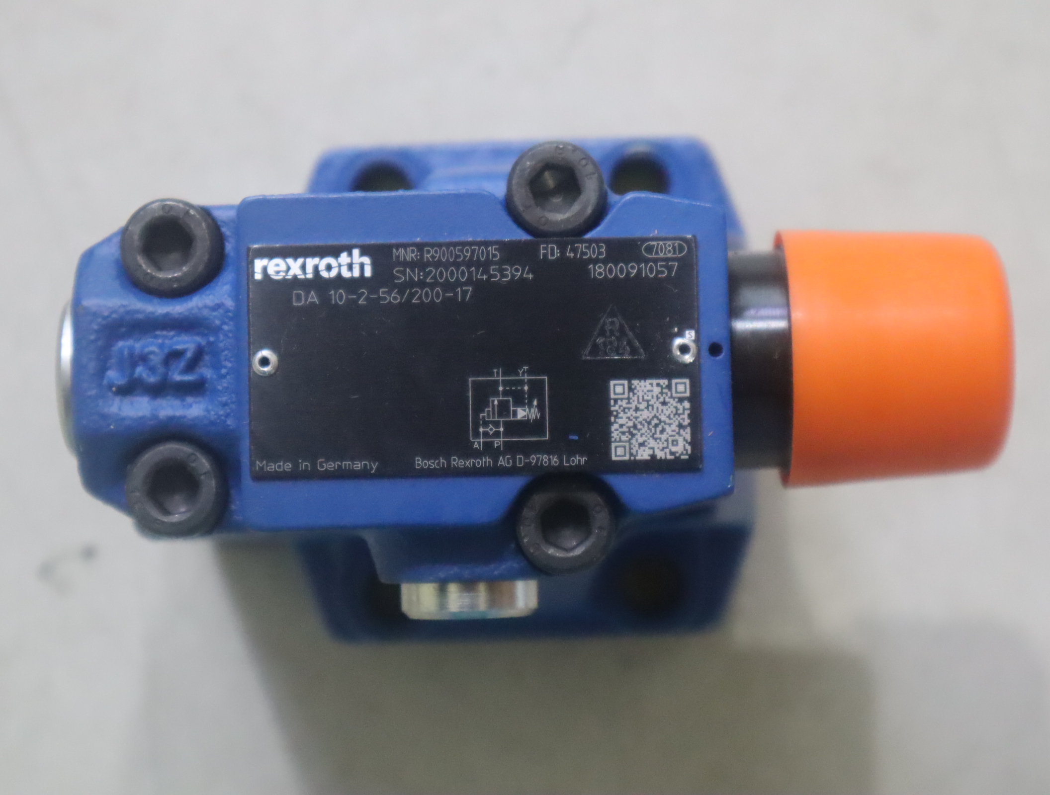 DA10-2-56/200-17 R900597015 DA10-2-5X/200-17 REXROTH力士乐阀