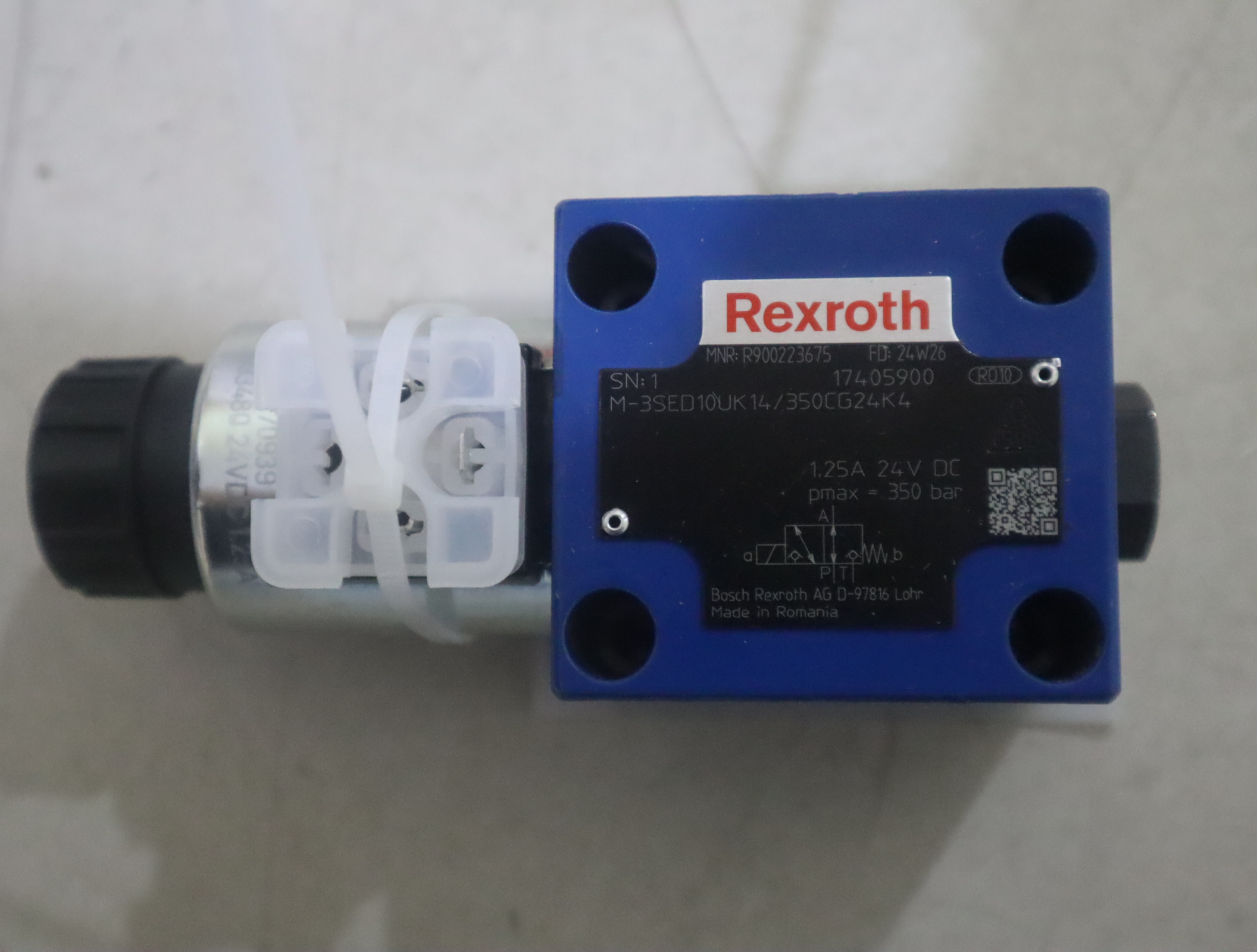 M-3SED10UK1X/350CG24K4 R900223675 德国力士乐REXROTH电磁球阀